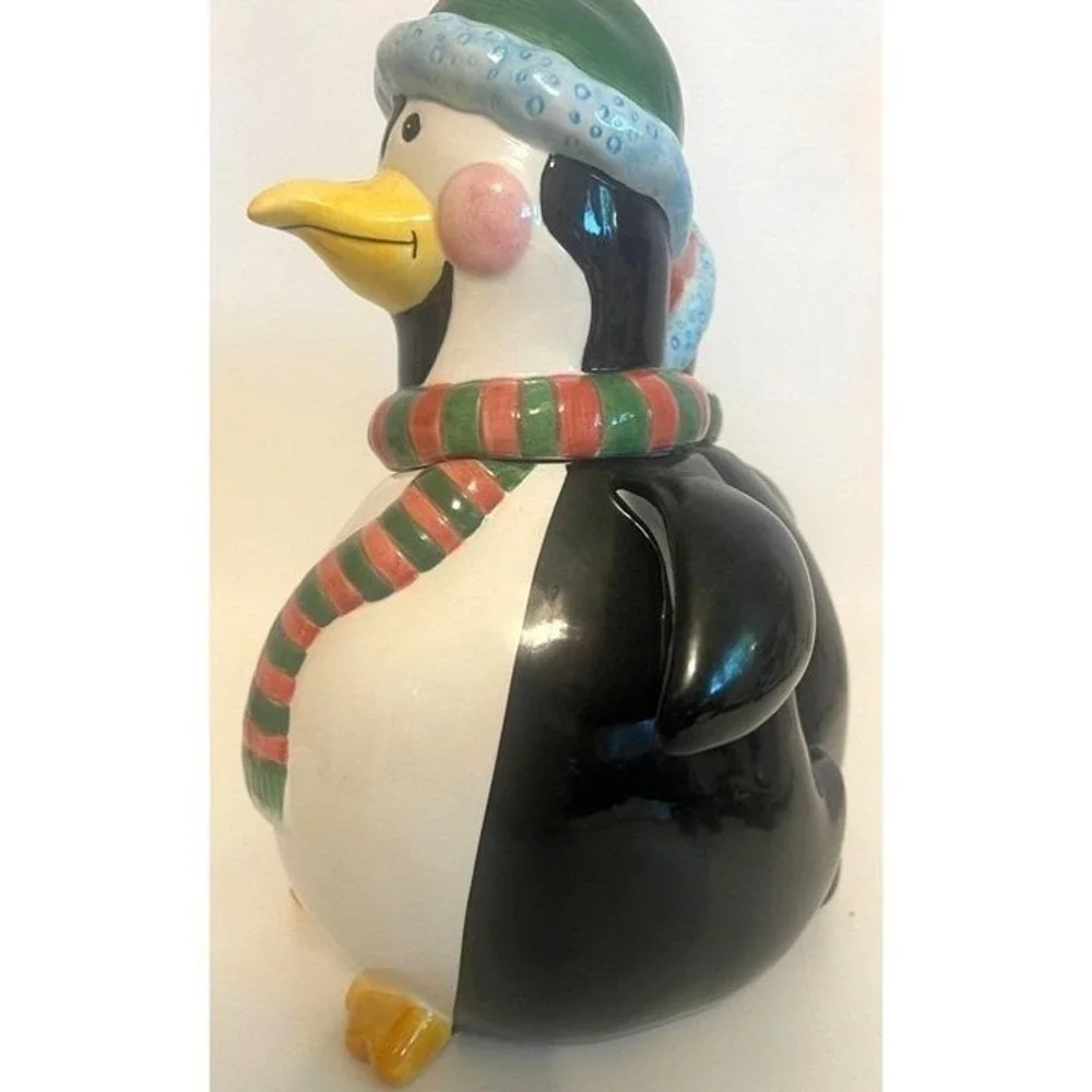 Anthropomorphic Happy Feet Penguin Family Cookie Jar Happy Feet Large Winter SEE